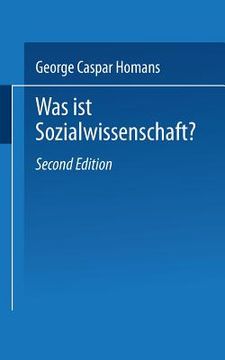 portada Was Ist Sozialwissenschaft? (en Alemán)