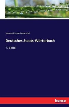 portada Deutsches Staats-Wörterbuch