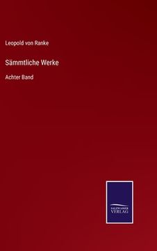 portada Sämmtliche Werke: Achter Band (en Alemán)