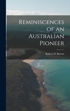 portada Reminiscences of an Australian Pioneer (en Inglés)