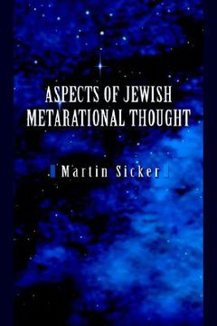portada aspects of jewish metarational thought (in English)