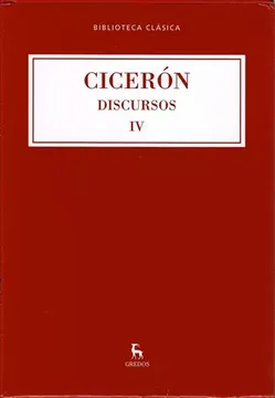 portada Discursos iv Ciceron- Gredos (Td)