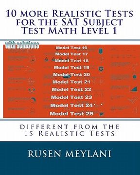 portada 10 more realistic tests for the sat subject test math level 1