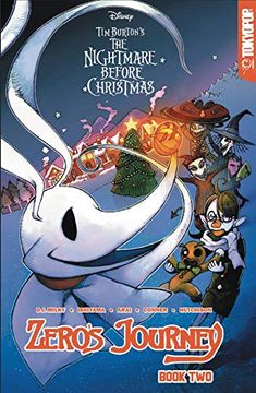 portada Disney Manga: Tim Burton'S the Nightmare Before Christmas - Zero'S Journey Graphic Novel Book 2: Volume 2 (Disney tim Burton'S the Nightmare Before Christmas) (en Inglés)