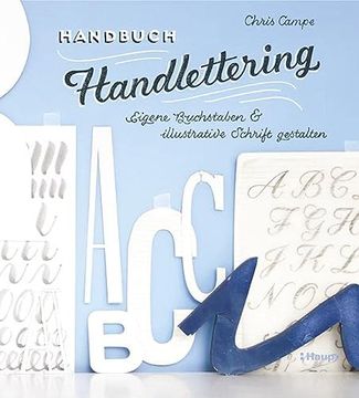 portada Handbuch Handlettering: Eigene Buchstaben & Illustrative Schrift Gestalten (en Alemán)