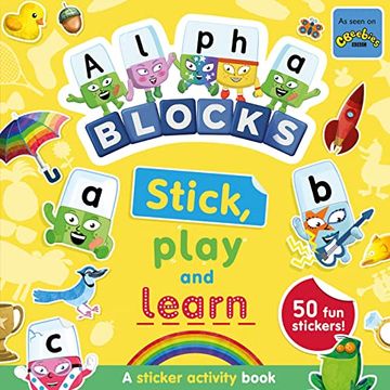 portada Alphablocks Stick, Play and Learn: A Sticker Activity Book (en Inglés)
