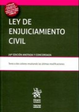 portada LEY DE ENJUICIAMIENTO CIVIL 2016 (29ª ED.) (En papel)