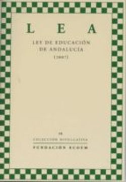 portada LEY DE EDUCACIÓN DE ANDALUCÍA