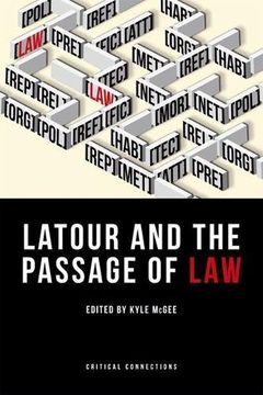 portada Latour and the Passage of law (Edinburgh Critical Studies in Shakespeare and Philosophy) (in English)