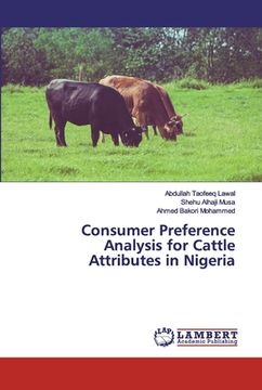 portada Consumer Preference Analysis for Cattle Attributes in Nigeria (en Inglés)