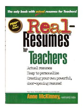 portada Real-Resumes for Teachers (en Inglés)