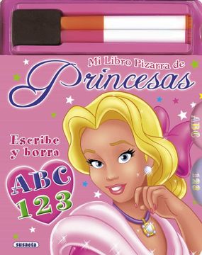 portada Mi Libro Pizarra de Princesas. Abc 123 (in Spanish)