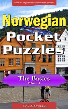 portada Norwegian Pocket Puzzles - The Basics - Volume 1: A collection of puzzles and quizzes to aid your language learning (Pocket Languages) (Norwegian Edition) (en Noruego)
