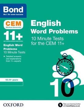 portada Bond 11+: CEM English Word Problems 10 Minute Tests: 10-11 Years