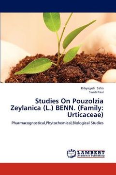 portada studies on pouzolzia zeylanica (l.) benn. (family: urticaceae) (en Inglés)