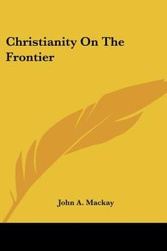 portada christianity on the frontier (en Inglés)
