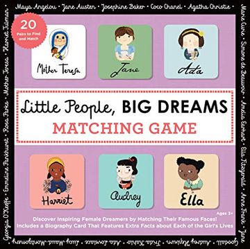 portada Little People, big Dreams Matching Game: Put Your Brain to the Test With all the Girls of the Little People, big Dreams Series! 