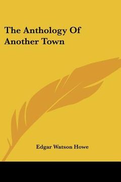 portada the anthology of another town (en Inglés)