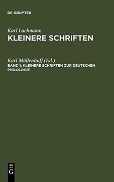 portada Kleinere Schriften zur Deutschen Philologie (en Alemán)
