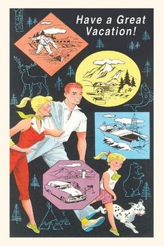 portada Vintage Journal Family Vacation Travel Poster