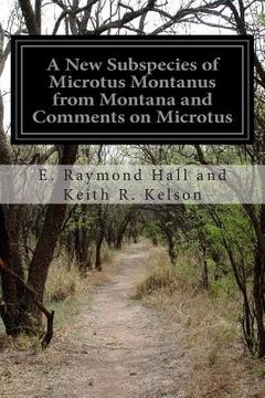 portada A New Subspecies of Microtus Montanus from Montana and Comments on Microtus (en Inglés)