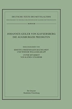 portada Johannes Geiler von Kaysersberg, die Augsburger Predigten (en Alemán)