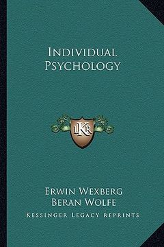 portada individual psychology (en Inglés)