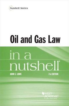 portada Oil and gas law in a Nutshell (Nutshells) (en Inglés)