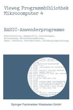portada Basic-Anwenderprogramme (en Alemán)