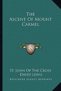 portada the ascent of mount carmel