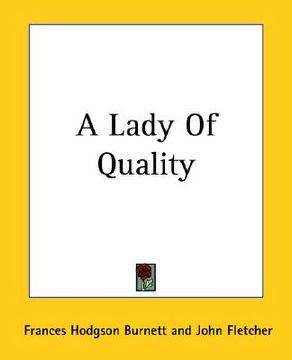 portada a lady of quality (en Inglés)