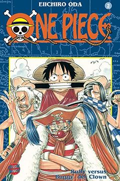 portada One Piece, Bd.2, Ruffy versus Buggy, der Clown (en Alemán)
