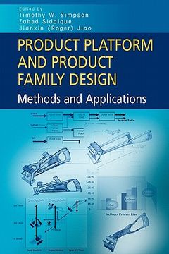 portada product platform and product family design: methods and applications (en Inglés)
