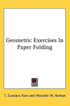 portada geometric exercises in paper folding (en Inglés)
