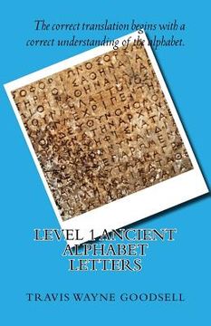 portada Level 1 Ancient Alphabet Letters (en Inglés)