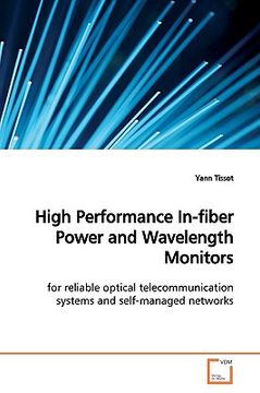 portada high performance in-fiber power and wavelength monitors (en Inglés)