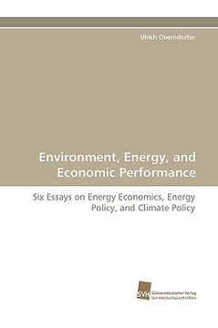 portada environment, energy, and economic performance