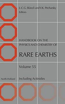 portada Handbook on the Physics and Chemistry of Rare Earths: Including Actinides (Volume 55) (Handbook on the Physics and Chemistry of Rare Earths, Volume 55) (en Inglés)