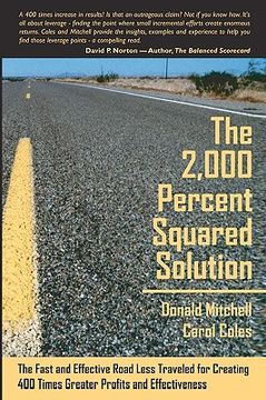 portada the 2,000 percent squared solution (en Inglés)