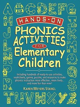 portada hands-on phonics activities for elementary children (in English)
