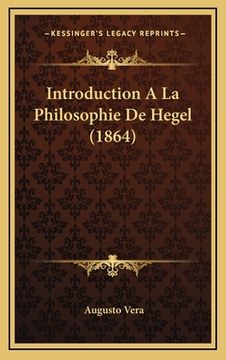 portada Introduction A La Philosophie De Hegel (1864) (en Francés)