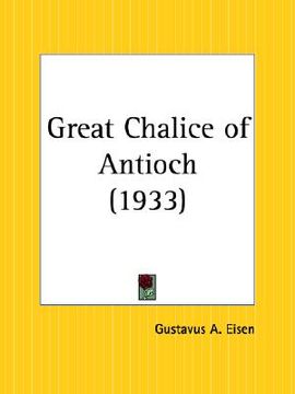 portada great chalice of antioch (in English)