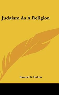 portada judaism as a religion (en Inglés)