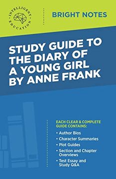 portada Study Guide to the Diary of a Young Girl by Anne Frank (Bright Notes) (in English)