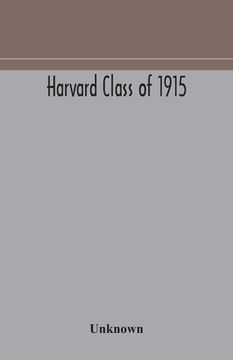 portada Harvard Class of 1915 (en Inglés)
