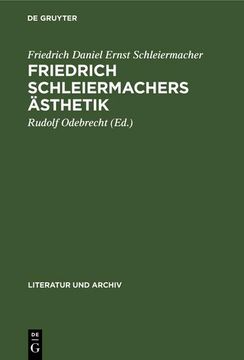 portada Friedrich Schleiermachers Ästhetik (en Alemán)