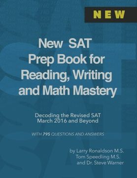 portada New sat Prep Book for Reading, Writing and Math Mastery: Decoding the Revised sat March 2016 and Beyond (en Inglés)