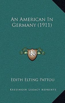 portada an american in germany (1911) (en Inglés)