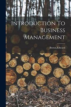portada Introduction to Business Management (in English)