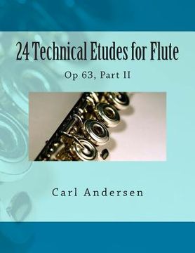 portada 24 Technical Etudes for Flute: Op 63, Part II (en Inglés)